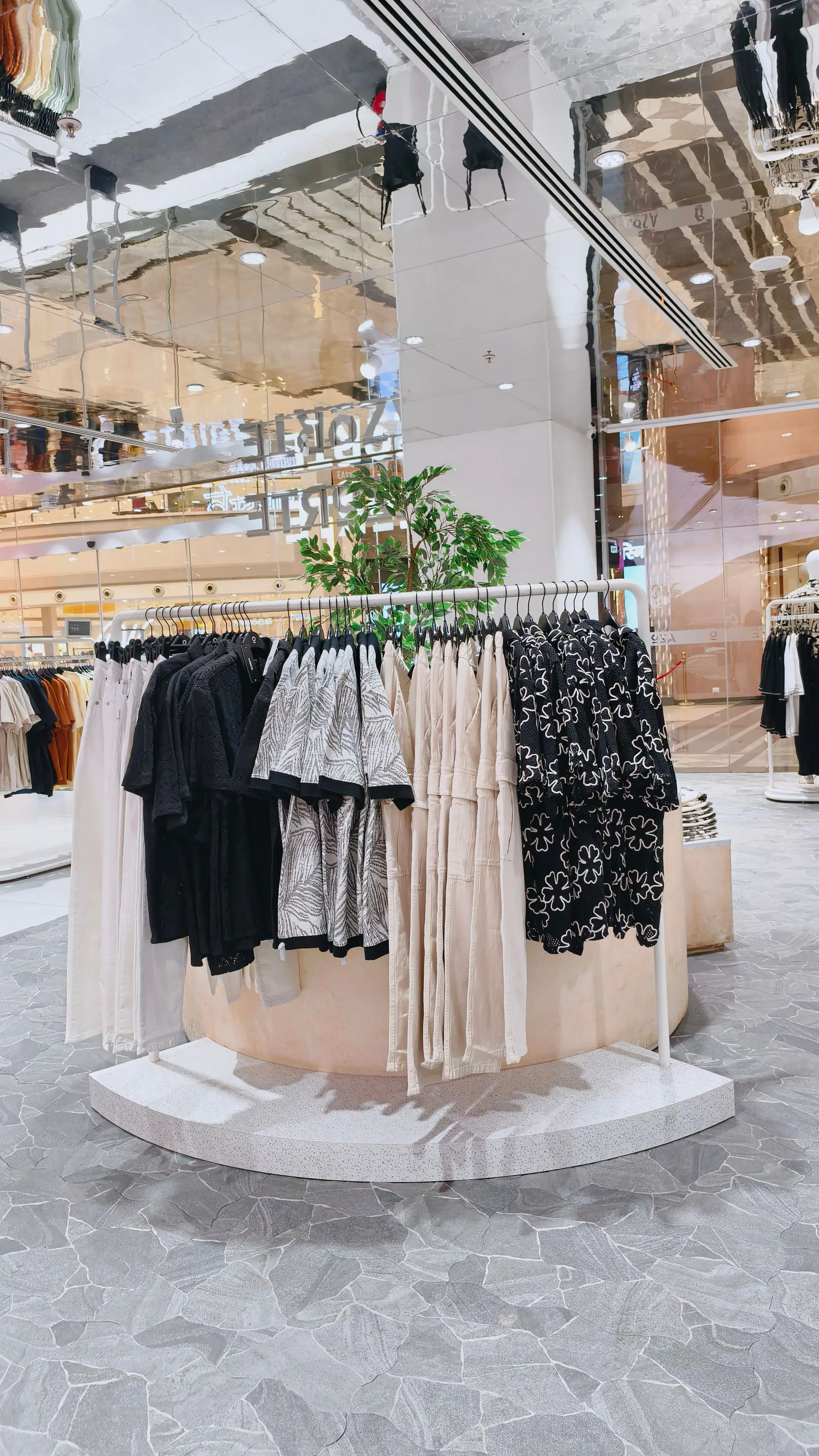Boutique üzlet belső tere